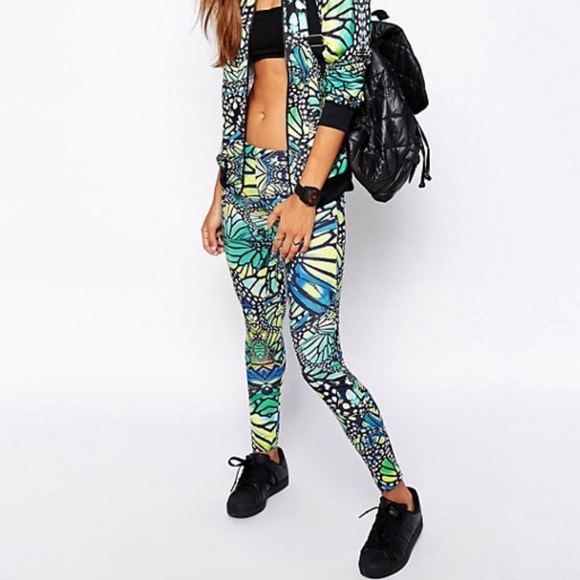 adidas butterfly leggings